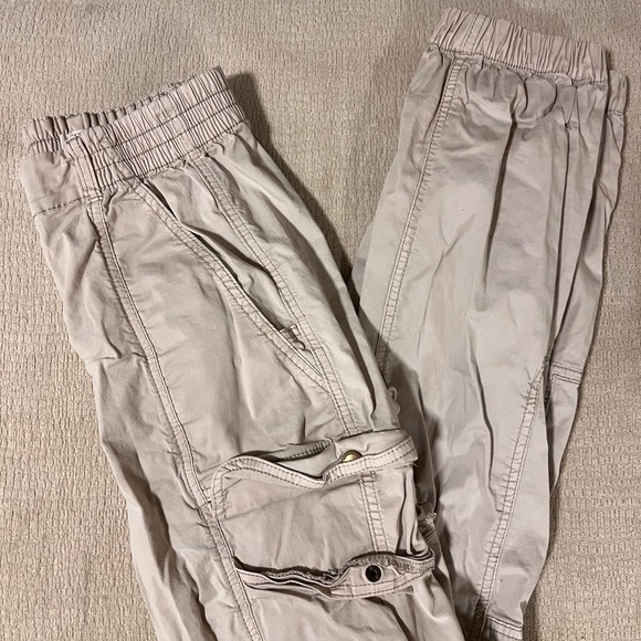 Cream Garage Cargo Pants - Picture 2 of 3